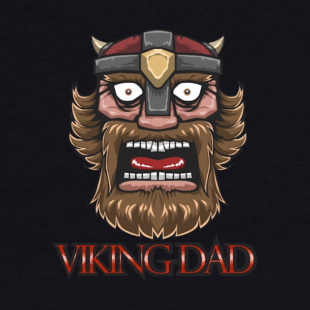 Viking Dad Funny Angry Nordic Father by ScottsRed